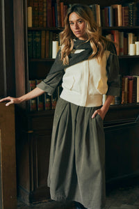 Falda midi pana topo