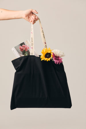 Tote bag 100% algodão preto