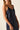 Top satinado azul marino