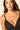 Vestido midi cuello pico volantes negro