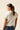 Camiseta manga corta tropical blanco