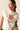Camiseta manga corta tropical blanco