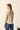 Chaqueta bolsillos flecos beige