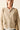 Chaqueta bolsillos flecos beige