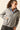 Chaqueta punto cremallera gris