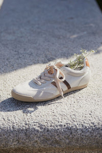 Bamba calada 2 rayas beige