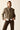 Chaqueta tweed espiga marrón