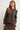 Chaqueta ribetes marrón