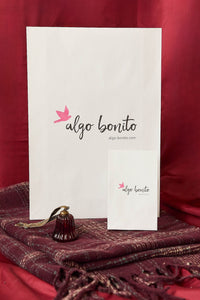 Sobre regalo grande Algo Bonito blanco