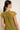 Vestido tul cuello lágrima lima