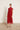 Vestido tul cuello lágrima rojo