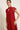 Vestido tul cuello lágrima rojo