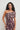 Vestido midi tul berenjena estampado