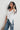 Camiseta asimétrica tachas blanca