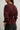 Blusa manga abullonada peplum vino