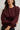 Blusa manga abullonada peplum vino