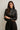 Chaqueta efecto piel botones negro