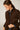 Chaqueta cuello mao marrón