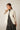 Chaqueta cuello mao beige