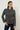 Chaqueta espiga entallada gris antracita