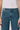 Jeans botón desplazado azul tejano