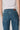 Jeans botón desplazado azul tejano