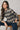 Top fruncido cuadros beige
