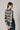 Top fruncido cuadros beige