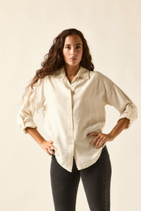 Camisa lisa blanco