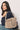 Bolso piel trenza taupe