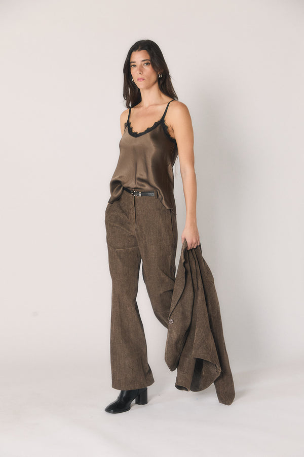 Pantalón pana topo