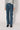 Jeans botón desplazado azul tejano