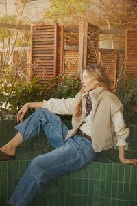 Jeans balloon lavado azul