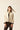 Gabardina corta beige forro interior