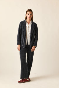Pantalón pana azul marino