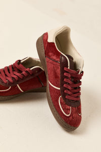 Zapatilla bamba pelo vino