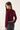 Jersey cuello con vivo vino