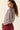 Jersey jacquard cuadros vino