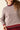 Jersey jacquard cuadros vino