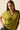 Chaqueta de punto con botones verde