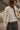 Chaqueta flecos beige