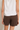 Short lino puntilla marrón