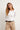 Camiseta manga larga canalé blanca