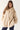 Abrigo capa pelo beige