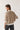 Chaqueta rústica lazos topo