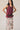 Falda midi botones estampado paisley natural