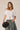 Blusa botones puntilla blanco