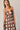 Vestido satinado lunares marrón