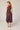 Vestido halter flores Granate