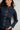 Camisa denim entallada azul tejano